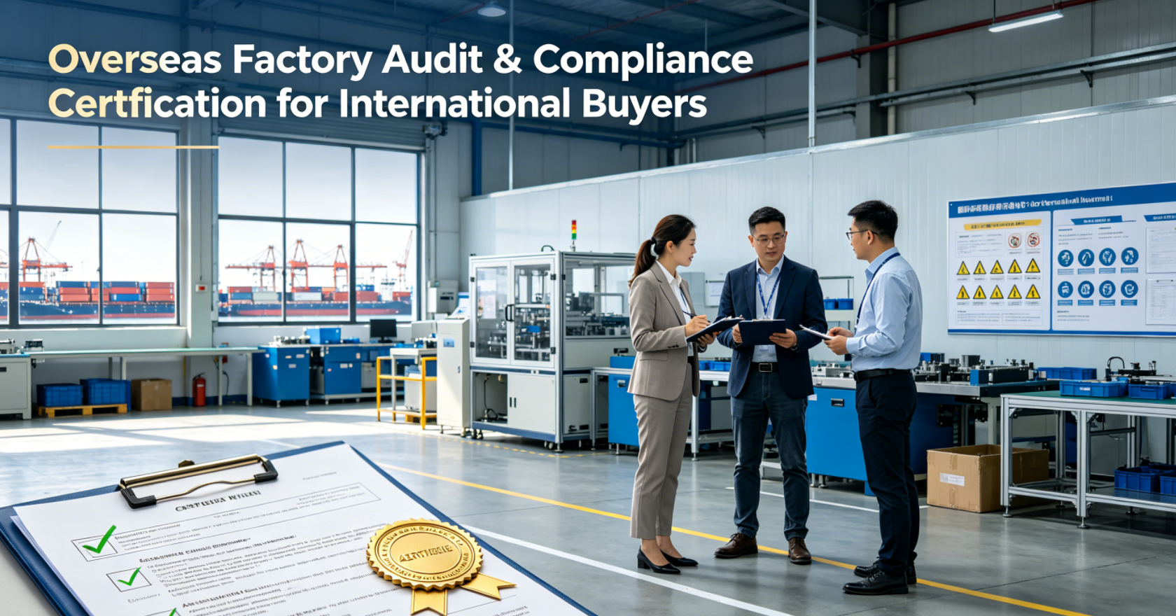 Overseas Factory Audit & Compliance Certification for International Buyers